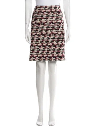 Pre-owned Derek Lam Tweed Pattern Mini Skirt