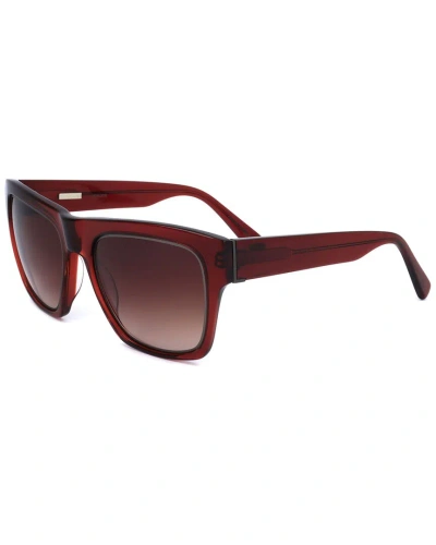 Derek Lam Unisex Merce 54mm Sunglasses In Red