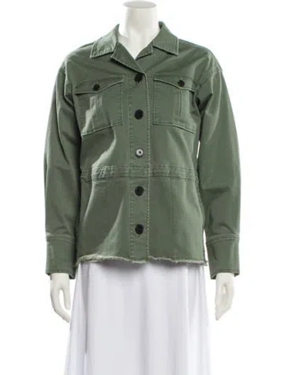 Pre-owned Derek Lam Utility Jacket In Green