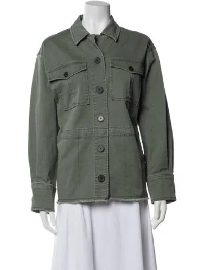 Pre-owned Derek Lam Utility Jacket In Grey