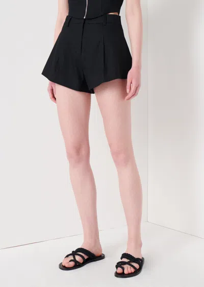 Derek Lam Vadella A-line Shorts In Black
