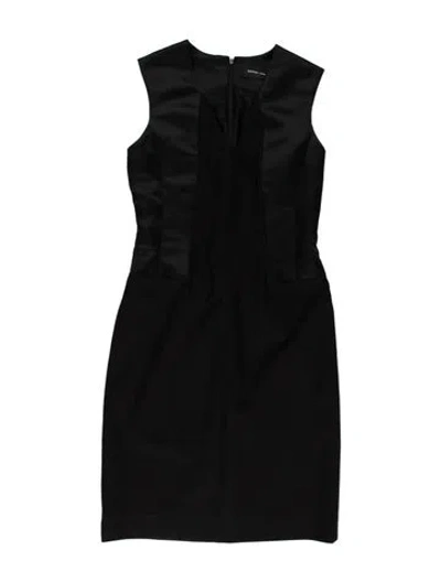 Pre-owned Derek Lam Virgin Wool Knee-length Dress In Black