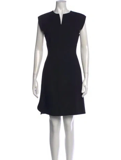 Pre-owned Derek Lam Virgin Wool Knee-length Dress W/ Tags In Black