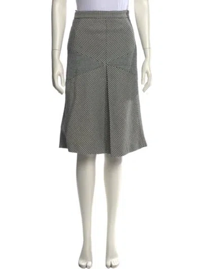 Pre-owned Derek Lam Virgin Wool Knee-length Skirt In Multi