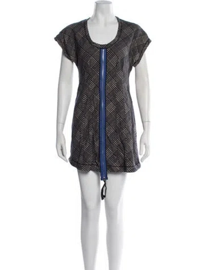 Pre-owned Derek Lam Virgin Wool Mini Dress In White