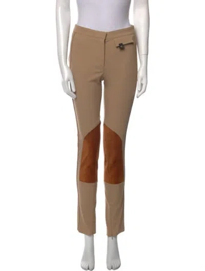 Pre-owned Derek Lam Virgin Wool Skinny Leg Pants In Neutral
