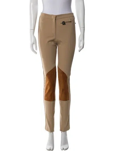 Pre-owned Derek Lam Virgin Wool Skinny Leg Pants In Neutral