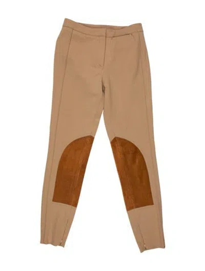 Pre-owned Derek Lam Virgin Wool Skinny Leg Pants In Neutral