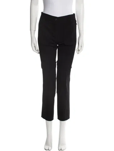 Pre-owned Derek Lam Virgin Wool Wide Leg Pants In Black