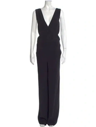 Pre-owned Derek Lam V-neck Jumpsuit In Blue
