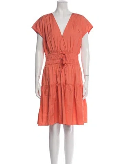 Pre-owned Derek Lam V-neck Mini Dress In Pink