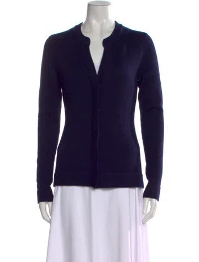 Pre-owned Derek Lam V-neck Sweater In Blue