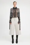 Derek Lam Walker Button Front Blouse In Multi