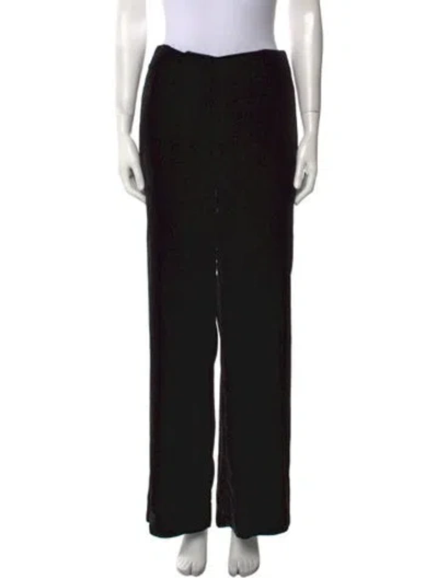 Pre-owned Derek Lam Wide Leg Pants In Black
