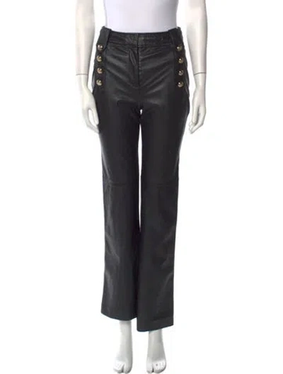 Pre-owned Derek Lam Wide Leg Pants In Black