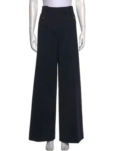 Pre-owned Derek Lam Wide Leg Pants In Black