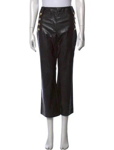 Pre-owned Derek Lam Wide Leg Pants In Black