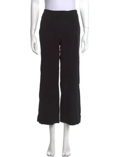 Pre-owned Derek Lam Wide Leg Pants In Black
