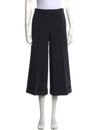 Pre-owned Derek Lam Wide Leg Pants In Black