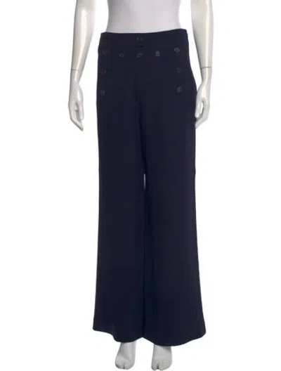 Pre-owned Derek Lam Wide Leg Pants In Blue