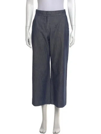 Pre-owned Derek Lam Wide Leg Pants In Blue