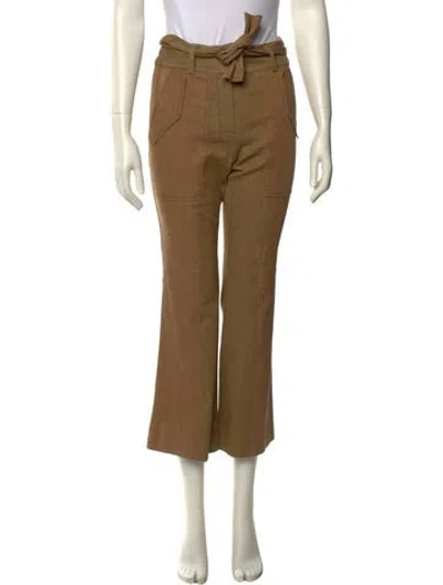 Pre-owned Derek Lam Wide Leg Pants In Brown