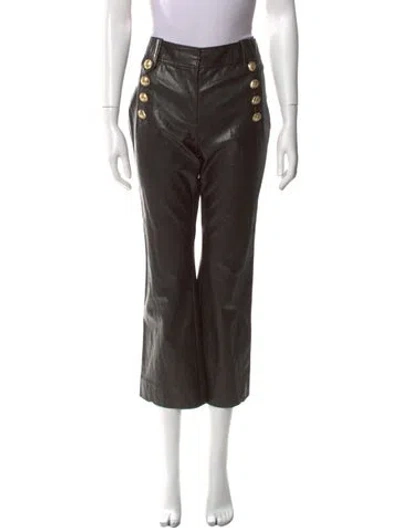 Pre-owned Derek Lam Wide Leg Pants In Brown