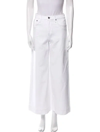 Pre-owned Derek Lam Wide Leg Pants In White