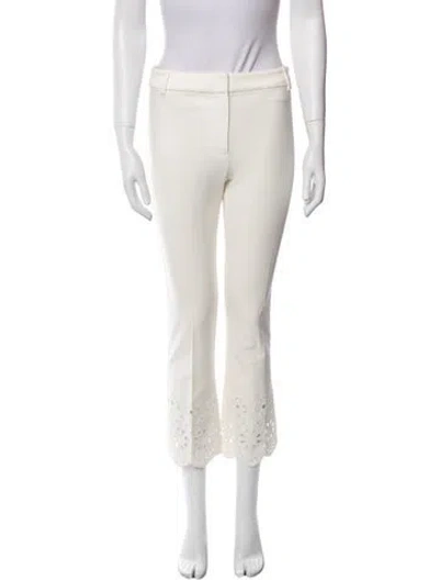 Pre-owned Derek Lam Wide Leg Pants In White