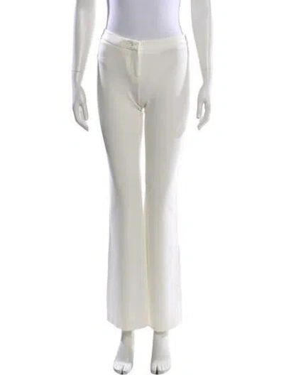 Pre-owned Derek Lam Wide Leg Pants In White