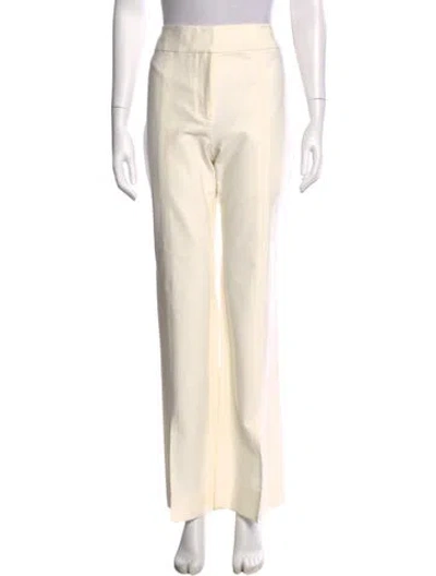 Pre-owned Derek Lam Wide Leg Pants In White
