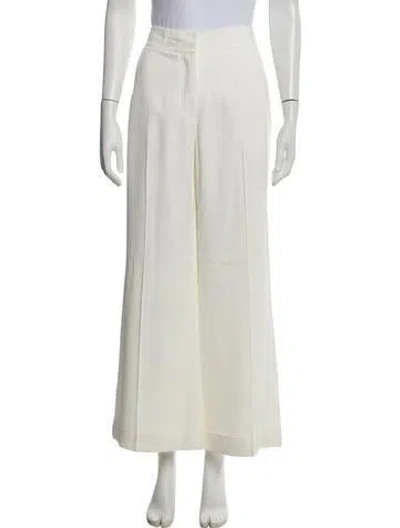 Pre-owned Derek Lam Wide Leg Pants In White