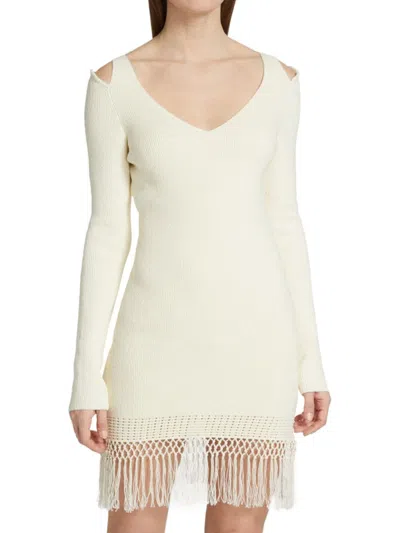 Derek Lam Atlantis Open Shoulder Dress In After Glow