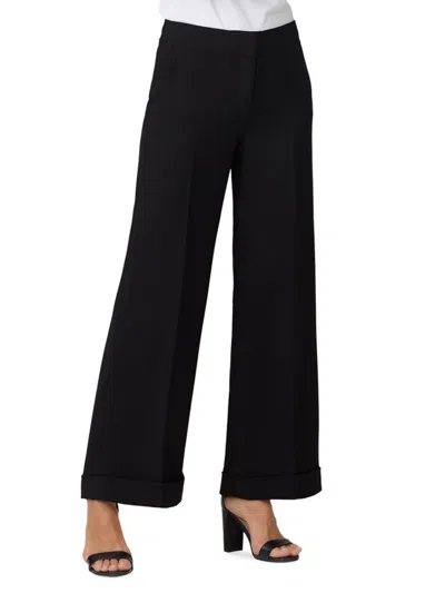 Derek Lam Women's Twill Wide Leg Pants In Black