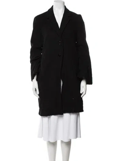 Pre-owned Derek Lam Wool Coat In Black