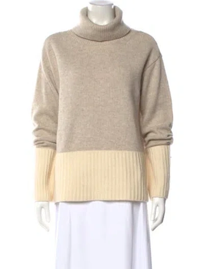 Pre-owned Derek Lam Wool Colorblock Pattern Sweater In Neutral