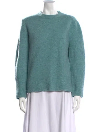 Pre-owned Derek Lam Wool Crew Neck Sweater In Blue