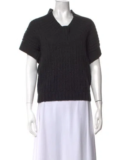 Pre-owned Derek Lam Wool Crew Neck Sweater In Grey