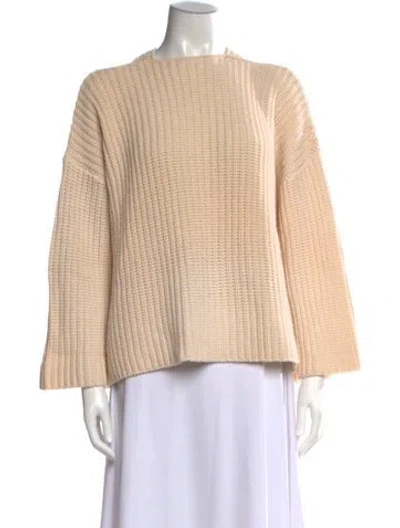 Pre-owned Derek Lam Wool Crew Neck Sweater In Neutral