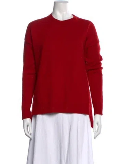 Pre-owned Derek Lam Wool Crew Neck Sweater In Red