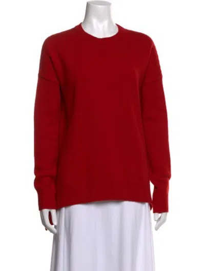 Pre-owned Derek Lam Wool Crew Neck Sweater In Red