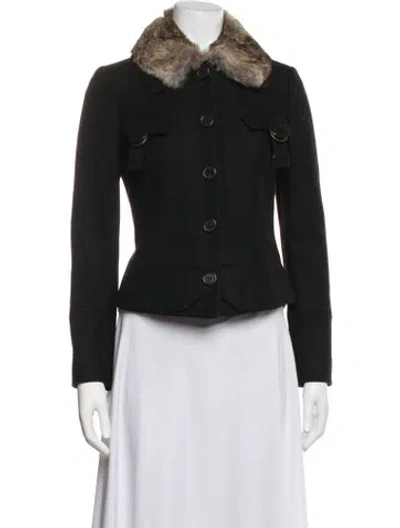 Pre-owned Derek Lam Wool Jacket In Black