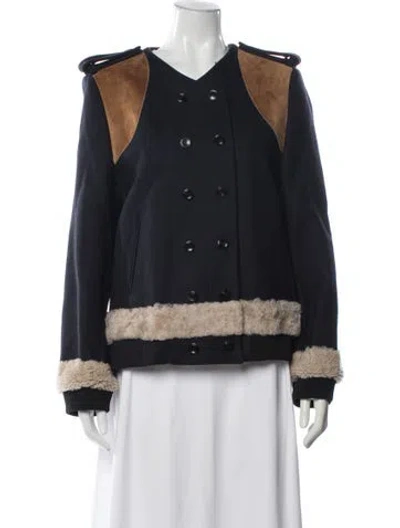 Pre-owned Derek Lam Wool Jacket In Blue