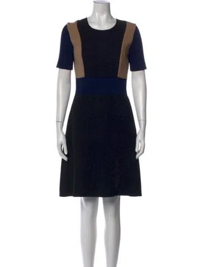 Pre-owned Derek Lam Wool Knee-length Dress In Black