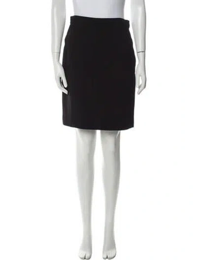 Pre-owned Derek Lam Wool Knee-length Skirt In Black