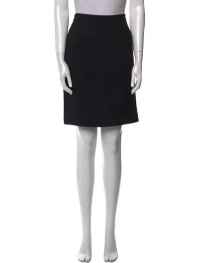 Pre-owned Derek Lam Wool Knee-length Skirt In Black
