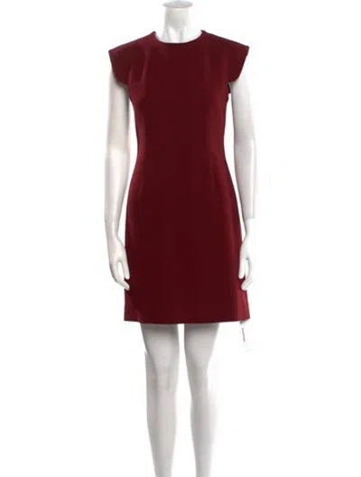 Pre-owned Derek Lam Wool Mini Dress In Red