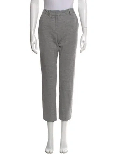 Pre-owned Derek Lam Wool Straight Leg Pants In Gray