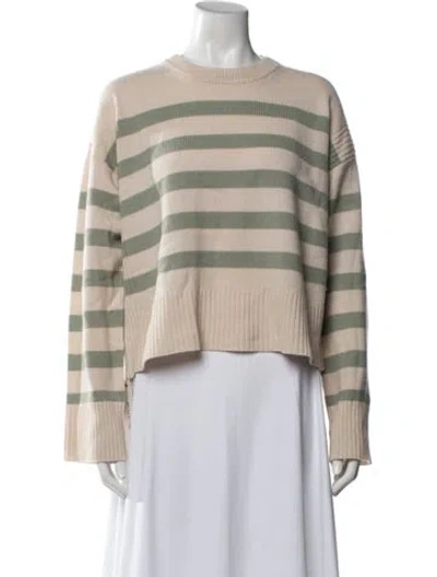 Pre-owned Derek Lam Wool Striped Sweater In Neutrals