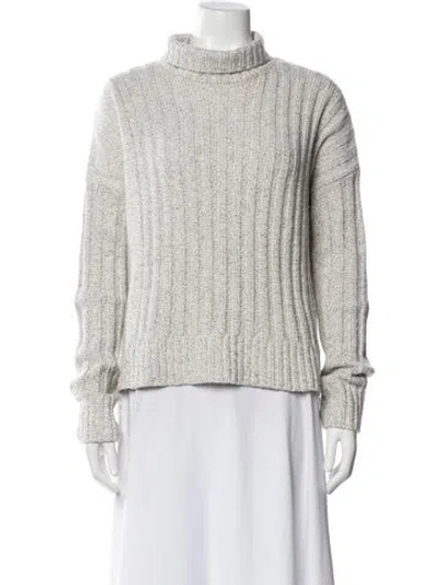 Pre-owned Derek Lam Wool Turtleneck Sweater In Neutral